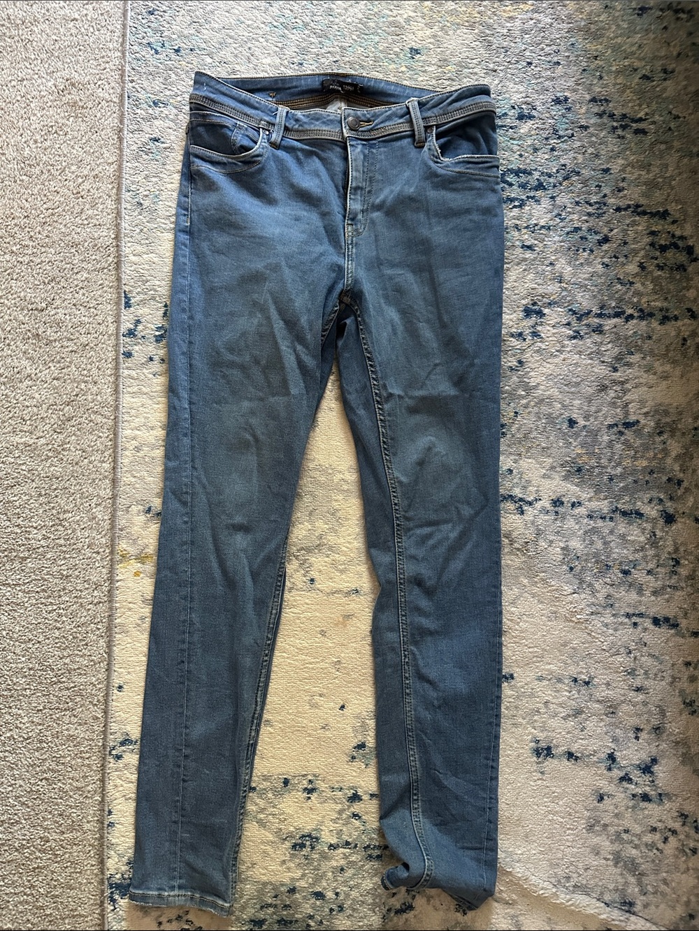 Prana Women's Denim Skinny Jeans in Blue Wash